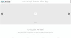 Desktop Screenshot of codeventures.com